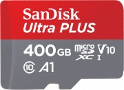 SANDISK Ultra PLUS Micro-SDXC Speicherkarte 400 GB mit Adapter