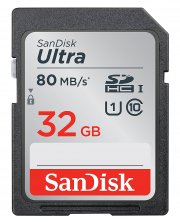 SanDisk Ultra SDHC I 32 GB bis zu 80 MB/Sek, Class 10 Speicherkarte bei@amazon - 14&euro;