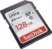 SanDisk Ultra SDXC I 128 GB bis zu 80 MB/Sek Class 10 Speicherkarte