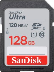 SanDisk Ultra SDXC UHS-I Speicherkarte 128 GB Class 10, U1, 120 MB/s