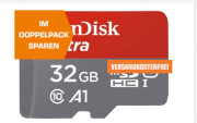 SANDISK Ultra&reg; UHS-I, 32 GB, Micro-SDHC, 98 MB/s im Doppelpack f&uuml;r nur 9,99 EUR