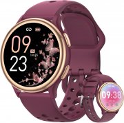 Sanorum Smartwatch und Fitnessuhr mit Telefonfunktion f&uuml;r iOS und Android