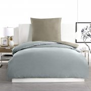 Satin Bettw&auml;sche Set, 200x200 cm + 2X Kissenbez&uuml;ge 80x80 cm