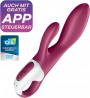 Satisfyer Heated Affair Bluetooth Rabbit Vibrator mit App und W&auml;rmefunktion