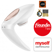 Satisfyer Pro 4 Couples Paar-Vibrator mit 10 Vibrations-Programmen GRATIS