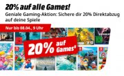 [Saturn + MediaMarkt] 20% Rabatt auf alle Games f&uuml;r PS4, PS5, Xbox, PC und Nintendo Switch