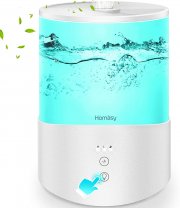 Homasy 2.5L Top-F&uuml;llung Humidifier mit 7 Farben LED