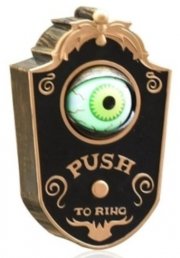 Schaurige Halloween T&uuml;rklingel mit Monster-Auge und Sound nur 14,10&euro; statt 17,63&euro;