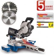 Scheppach HM216 Kapp und Gehrungss&auml;ge mit Laser inkl. 2 S&auml;gebl&auml;tter