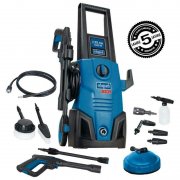 Scheppach Hochdruckreiniger HCE1650 mit Fl&auml;chenreiniger B&uuml;rsten + Zubeh&ouml;r