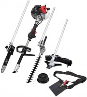 Scheppach MT33P 4 in 1 Benzin Motorsense Hochentaster Heckenschere Kettens&auml;ge