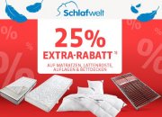 Schlafwelt &ndash; 25% Extra Rabatt auf Matratzen, Bettdecken, Topper & mehr