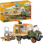 Schleich 42475 Wild Life Spielset - Gro&szlig;er Truck Tierrettung 