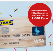Schlie&szlig;e eine dauerhaft kostenlose IKEA Kreditkarte ab 