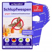 Schlupfwespen gegen Lebensmittelmotten 7 Karten f&uuml;r 16,99&euro;