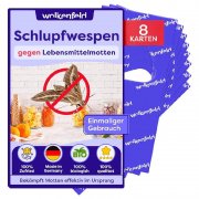 Schlupfwespen gegen Lebensmittelmotten: 8 Karten f&uuml;r 19,99&euro;