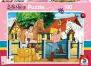 Schmidt Spiele 56187 Bibi und Tina, Auf dem Martinshof, 100 Teile 
