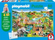 Schmidt Spiele 56381 Playmobil, Zoo, 60 Teile Kinderpuzzle