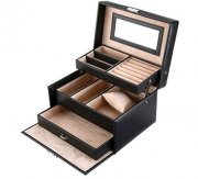 Schmuck Organisator, PU Leder, 6 Multischlitz F&auml;cher f&uuml;r 13,99&euro;
