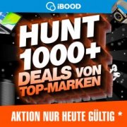 Nur 2 Tage Schn&auml;ppchenjagd im Minutentakt zur iBOOD Hunt mit bis zu 80% Rabatt