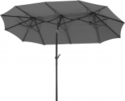 Schneider Sonnenschirm Salerno, anthrazit, ca. 300 x 150 cm, rechteckig f&uuml;r 104&euro; statt 139,10&euro;