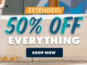 Schnell: 50% Rabatt auf Damen, Herren und Kinder Fashion. Auch Home-Deko und Prints!