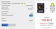 Manager Magazin f&uuml;r 1 Jahr im Pr&auml;mienabo f&uuml;r nur 9,80 &euro; mit 5,- &euro; Gutschein!