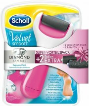 Scholl Velvet Smooth Express Pedi elektrischer Hornhautentferner inkl. 2 Rollen gratis