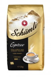 Schümli Espresso Ganze Kaffeebohnen, 1kg f&uuml;r 12,99&euro; statt 14,99&euro;