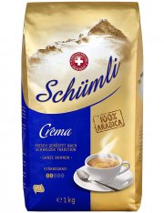 Sch&uuml;mli Crema Ganze Kaffeebohnen 1kg 
