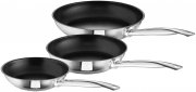 Schulte-Ufer Trio Pfannen-Set 3-teilig 20/24/28 cm f&uuml;r alle Herdarten
