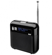 Schwarzes Dual DAB 7 Digitalradio mit Akku-Betrieb f&uuml;r 29,99 Euro inkl. Versand bei Voelkner
