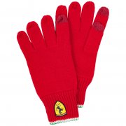 Scuderia Ferrari Strickhandschuhe f&uuml;r Touchscreen 