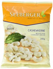 Seeberger Cashewkerne, 12er Pack (12 x 200 g) bei Amazon