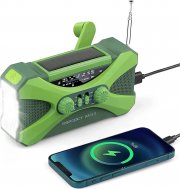 Sefitopher Kurbel und Solar Notfallradio und 10000mAh Powerbank