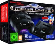 SEGA Mega Drive Mini Kult-Spielkonsole mit 40 Mega Drive Klassikern + 2 Bonusspielen