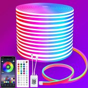 segrass 15m Neon LED Streifen f&uuml;r den Innen und Au&szlig;enbereich mit App Steuerung und Fernbedienung