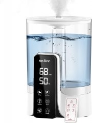 Sejoy 6 Liter Ultraschall Cool Mist Top Fill Luftbefeuchter und Aroma Diffusor mit Nachtlicht
