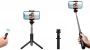 Selfiestick mit integrierter Tripod-Funktion und Bluetooth-Ausl&ouml;ser f&uuml;r 11,98&euro; inkl. Versand 