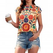 SENBATU Blumenmuster Bluse f&uuml;r Damen f&uuml;r nur 9,99&euro;