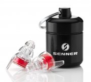 Senner MusicPro Geh&ouml;rschutz Ohrst&ouml;psel mit Alubeh&auml;lter. Ideal f&uuml;r Musik, Konzert, Disco, Festival