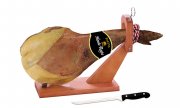 Serrano Vorderschinken inklusiv Schinkenhalterung mit 6er-Set K&uuml;chenmesser f&uuml;r 32,99 &euro; 