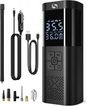 SERVOMASTER 150PSI 12V DC Akku Mini Kompressor mit Manometer