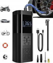 SERVOMASTER SM02E Akku Kompressor bis 150 PSI f&uuml;r Fahrrad, E-Bike, Auto, Motorrad und mehr
