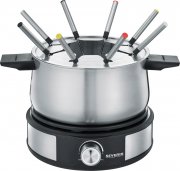 Severin FO 2471 Kombi Fondue und Cr&ecirc;pes-Maker