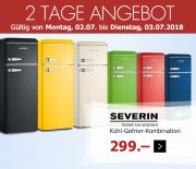 Severin KS 9955 K&uuml;hl-Gefrierkombi bei Karstadt f&uuml;r 299&euro; statt 335&euro;