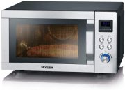 SEVERIN MW 7759 4-in-1 Mikrowelle mit Grill und Hei&szlig;luftfunktion