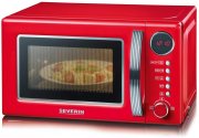 SEVERIN MW 7893 Mikrowelle mit Grillfunktion im Retro-Look f&uuml;r 66,99 Euro