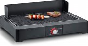 Severin PG 8567 Elektrogrill mit Aluminium-Grillplatte f&uuml;r drinnen und drau&szlig;en