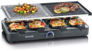 Severin RG 2371 Raclette-Grill mit Naturgrillstein und Grillplatte